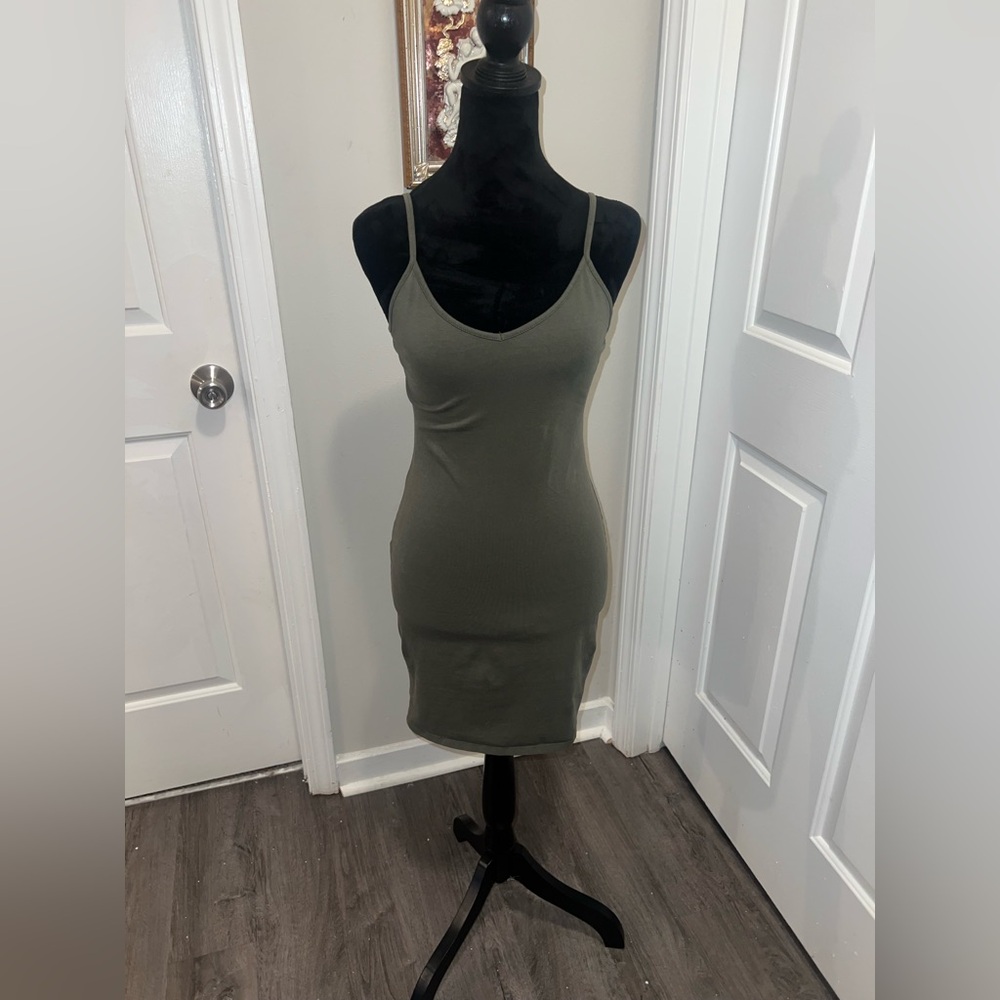 Wild Fable Army Green Mini Dress